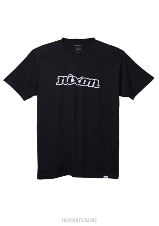 Clothing IE Nixon OG Script Eco-Repreve T-Shirt Black/White 688T499