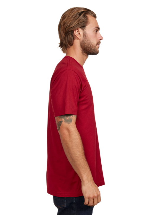 Clothing IE Nixon OG Script Eco-Repreve T-Shirt Cardinal/White 688T500