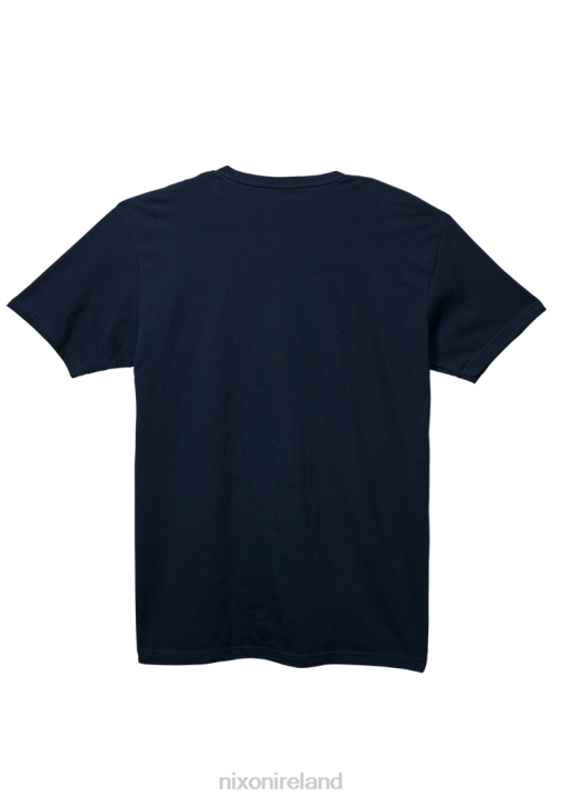 Clothing IE Nixon OG Script Eco-Repreve T-Shirt Navy/White 688T498