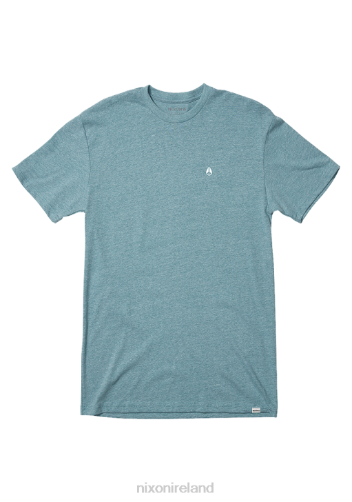 Clothing IE Nixon Sparrow Repreve T-Shirt Heather Pacific 688T497