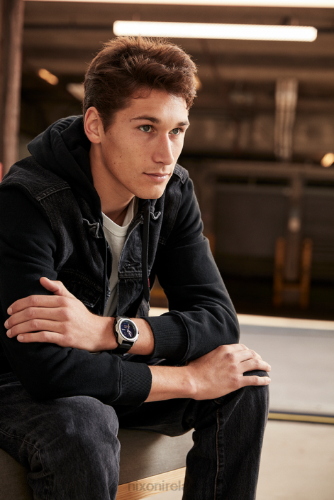 Watch IE Nixon Ripley Silver/Black 688T194