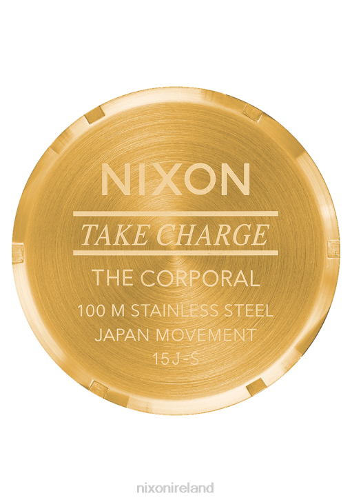 Watch IE Nixon Corporal Stainless Steel All Gold/Black 688T68