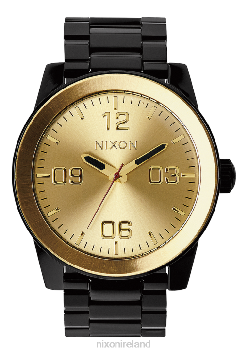 Watch IE Nixon Corporal Stainless Steel Black/Gold 688T67