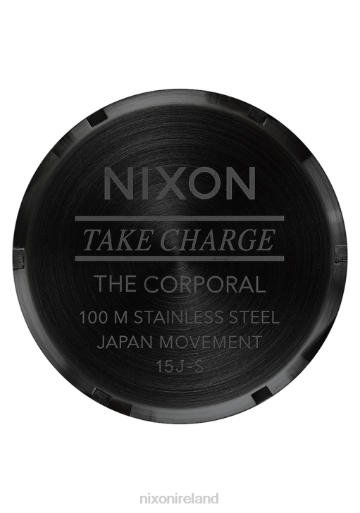 Watch IE Nixon Corporal Stainless Steel Matte Black/Gold 688T66