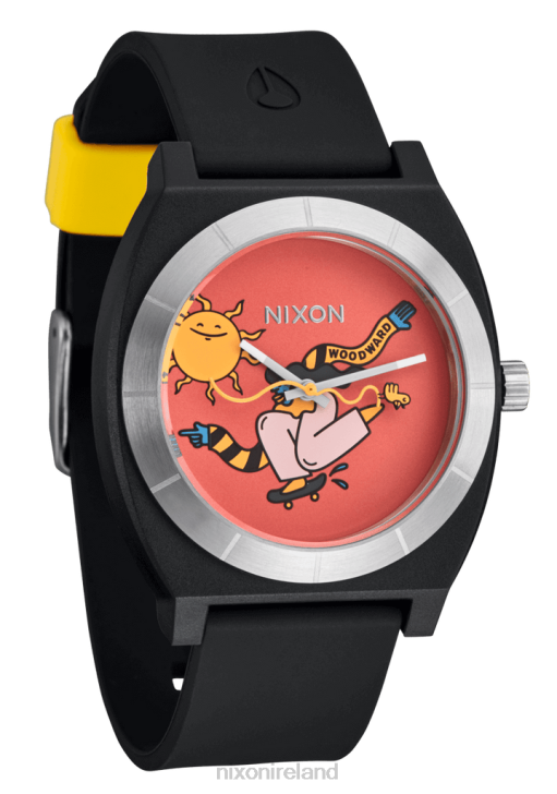 Watch IE Nixon Hannah Eddy Time Teller OPP Black/Yellow 688T83