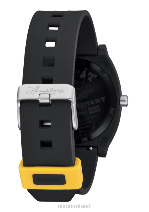Watch IE Nixon Hannah Eddy Time Teller OPP Black/Yellow 688T83