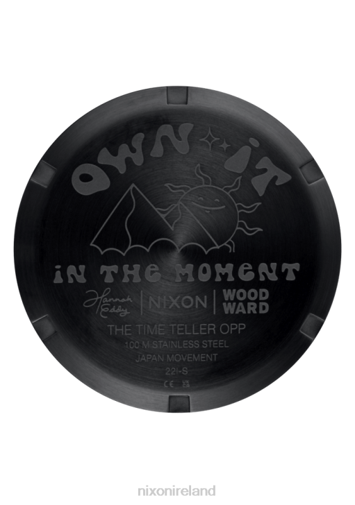 Watch IE Nixon Hannah Eddy Time Teller OPP Black/Yellow 688T83