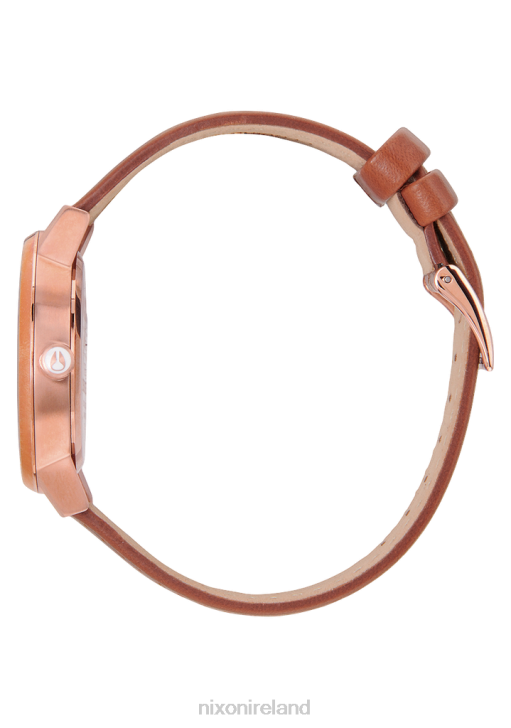 Watch IE Nixon Kensington Leather Rose Gold/White 688T234