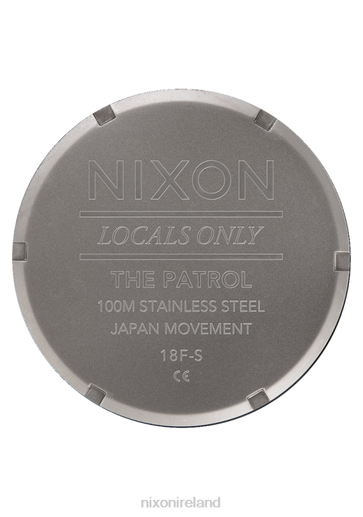 Watch IE Nixon Patrol Gunmetal/Black 688T126