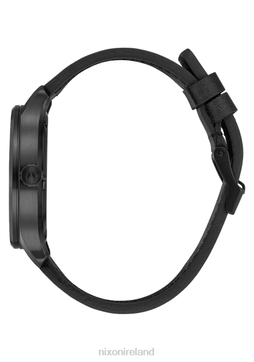 Watch IE Nixon Patrol Leather Black/Silver 688T106