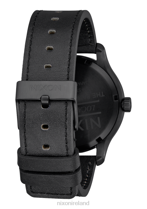 Watch IE Nixon Patrol Leather Black/Silver 688T106