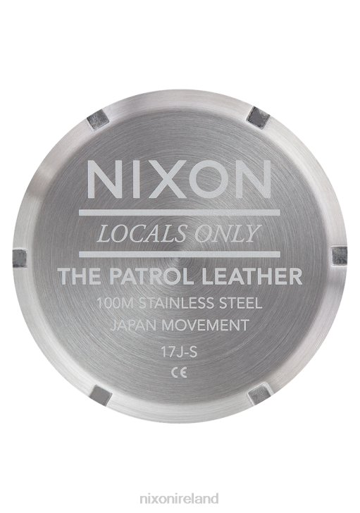Watch IE Nixon Patrol Leather Navy/Saddle 688T105