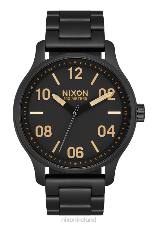 Watch IE Nixon Patrol Matte Black/Gold 688T124