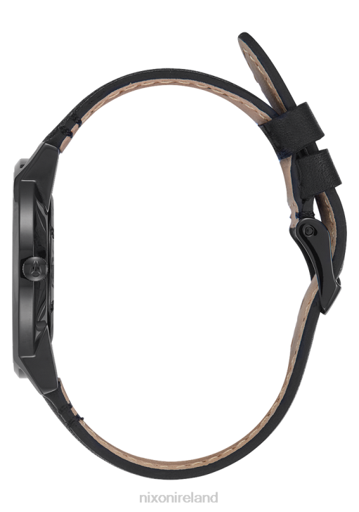 Watch IE Nixon Porter Leather All Black/Gold 688T60