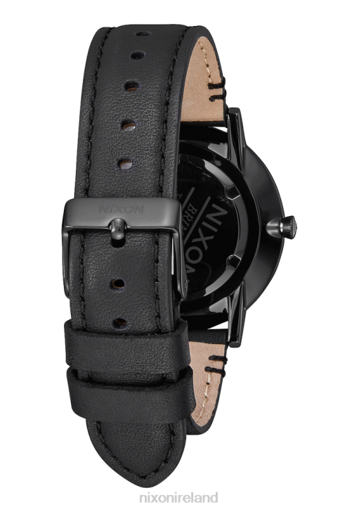 Watch IE Nixon Porter Leather All Black/Gold 688T60