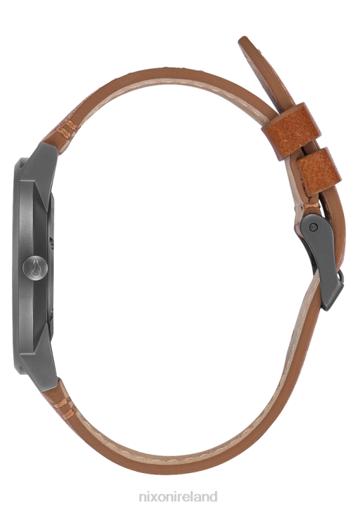 Watch IE Nixon Porter Leather Gunmetal/Charcoal/Taupe 688T62