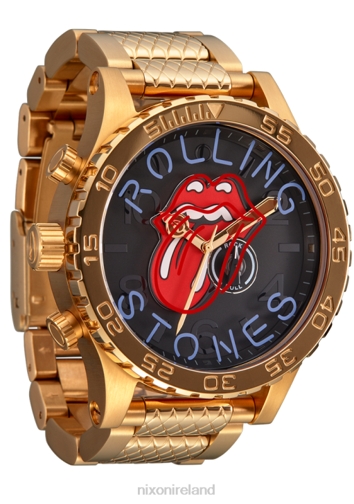 Watch IE Nixon Rolling Stones 51-30 Gold/Black 688T122