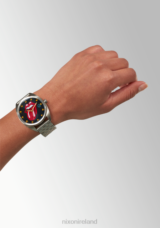 Watch IE Nixon Rolling Stones Primacy Silver/Black 688T134