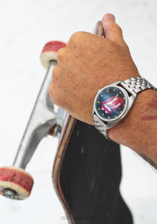 Watch IE Nixon Rolling Stones Primacy Silver/Black 688T134