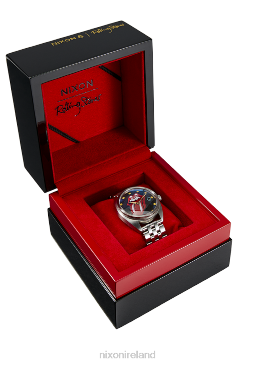 Watch IE Nixon Rolling Stones Primacy Silver/Black 688T134