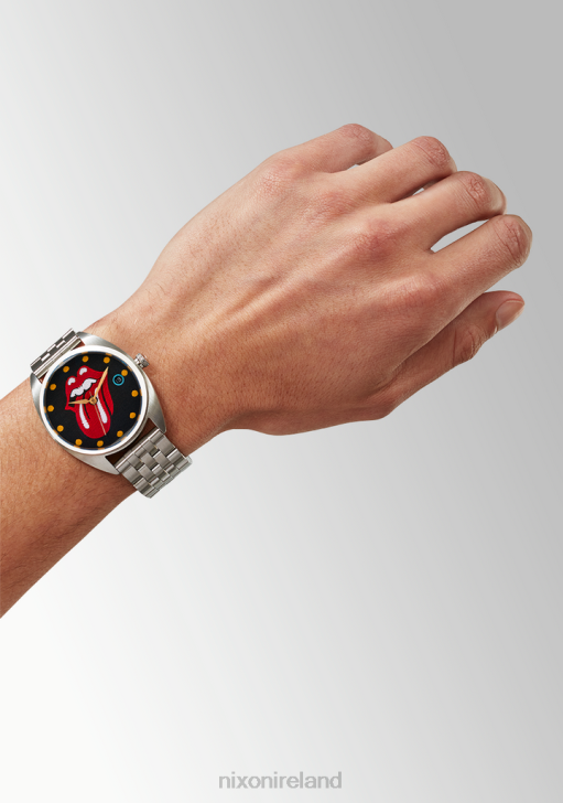 Watch IE Nixon Rolling Stones Primacy Silver/Black 688T134