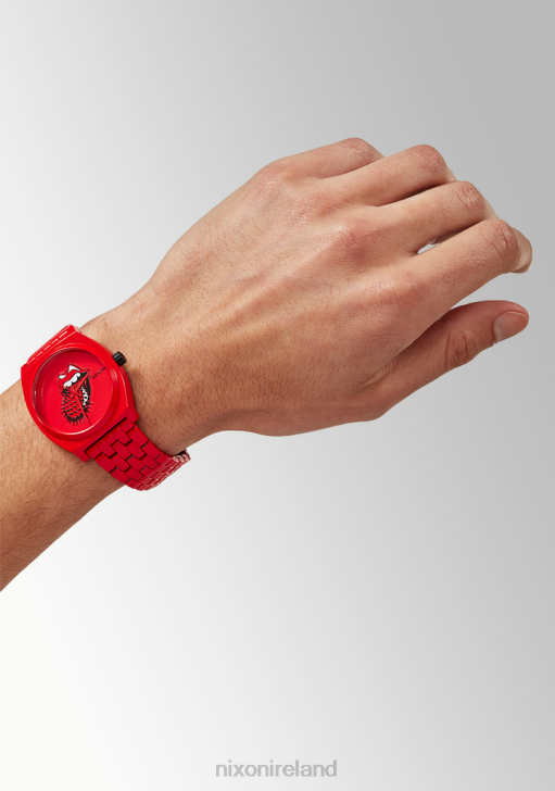 Watch IE Nixon Rolling Stones Time Teller All Red 688T116