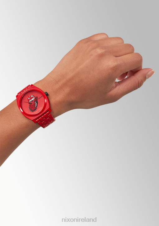 Watch IE Nixon Rolling Stones Time Teller All Red 688T116