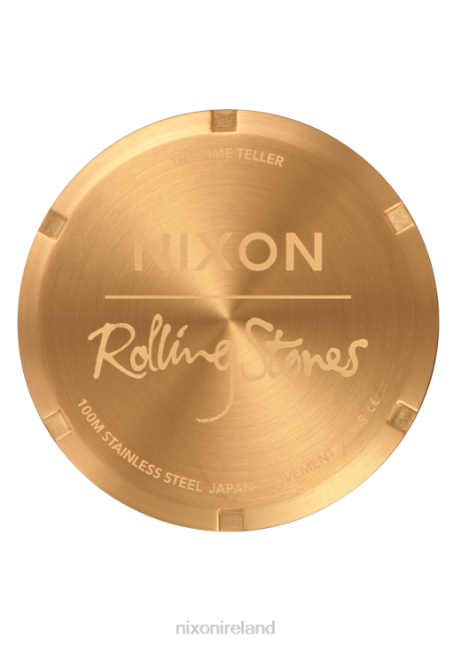 Watch IE Nixon Rolling Stones Time Teller Gold 688T115
