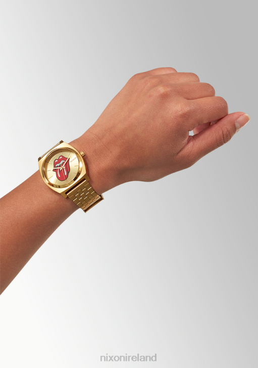 Watch IE Nixon Rolling Stones Time Teller Gold 688T115