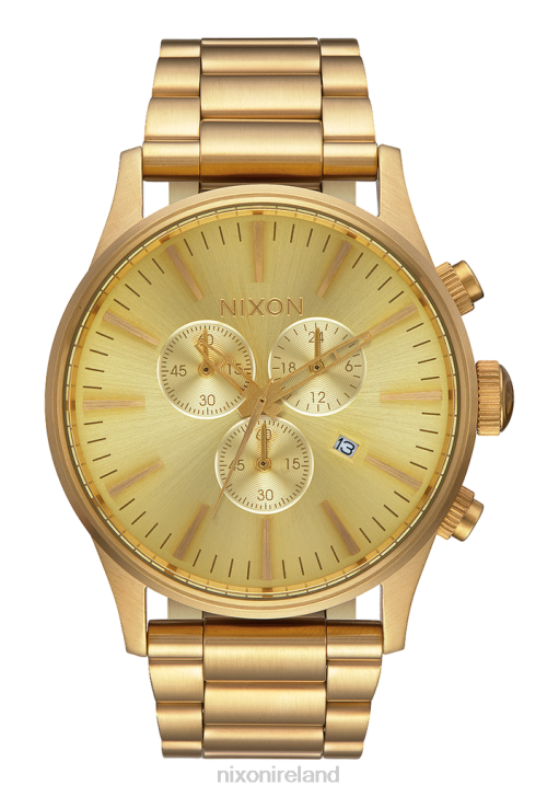 Watch IE Nixon Sentry Chrono All Gold 688T77