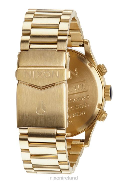 Watch IE Nixon Sentry Chrono Gold/Blue Sunray 688T76