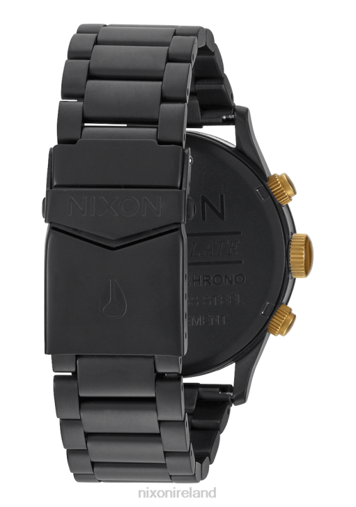 Watch IE Nixon Sentry Chrono Matte Black/Gold 688T74