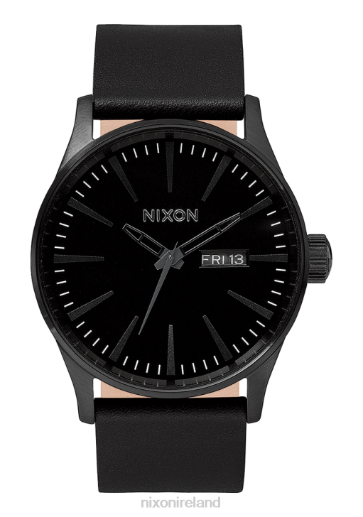 Watch IE Nixon Sentry Leather All Black 688T52