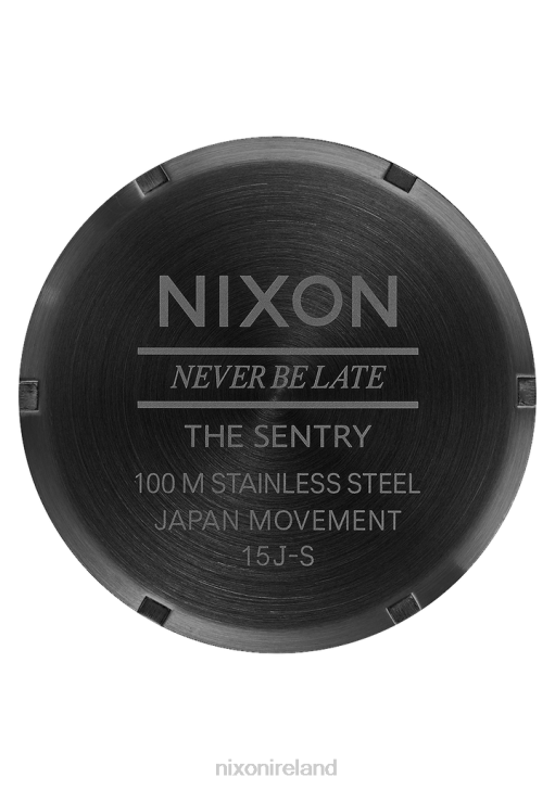 Watch IE Nixon Sentry Leather All Black 688T52