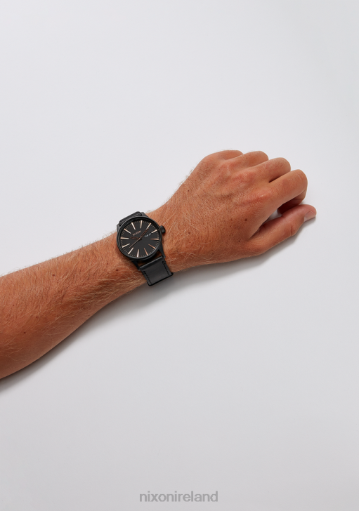 Watch IE Nixon Sentry Leather All Black 688T52