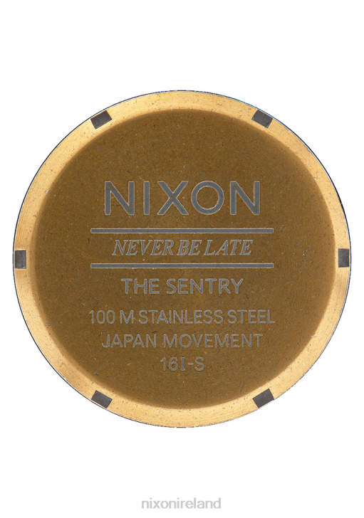Watch IE Nixon Sentry Leather Brass/Black/Brown 688T49