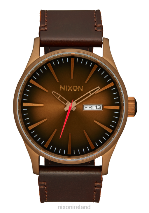 Watch IE Nixon Sentry Leather Bronze/Black 688T59