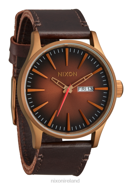 Watch IE Nixon Sentry Leather Bronze/Black 688T59