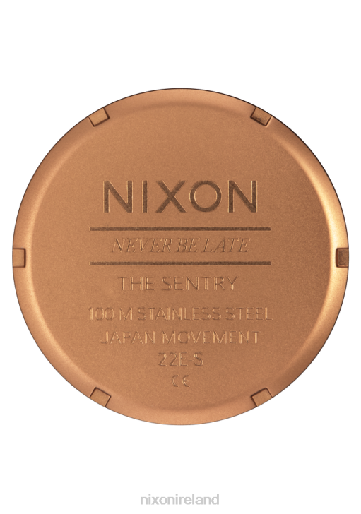 Watch IE Nixon Sentry Leather Bronze/Black 688T59