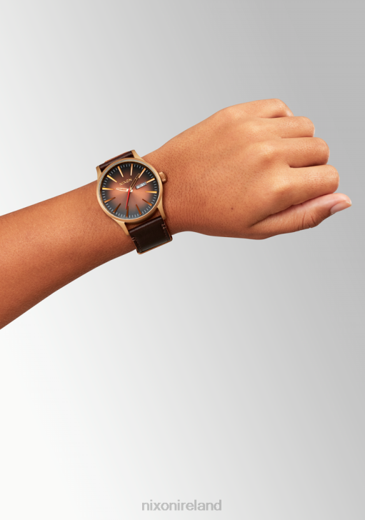 Watch IE Nixon Sentry Leather Bronze/Black 688T59