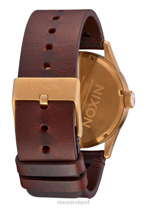 Watch IE Nixon Sentry Leather Gold/Indigo/Brown 688T56