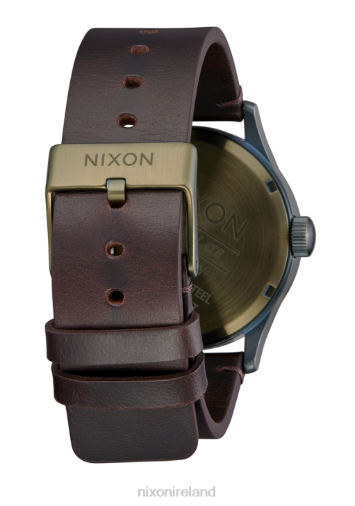 Watch IE Nixon Sentry Leather Vintage White/Surplus 688T58