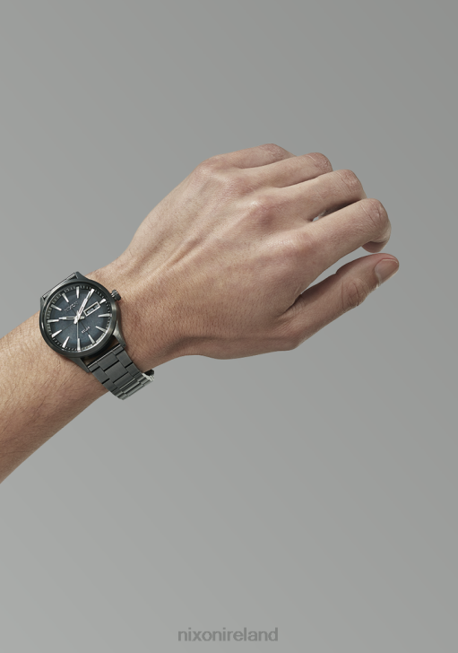 Watch IE Nixon Sentry Solar Stainless Steel Gunmetal 688T98