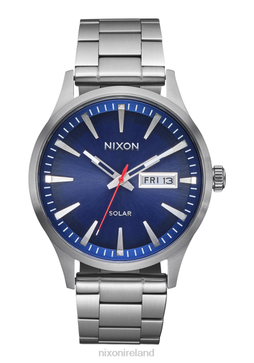 Watch IE Nixon Sentry Solar Stainless Steel Navy Sunray/Silver 688T96