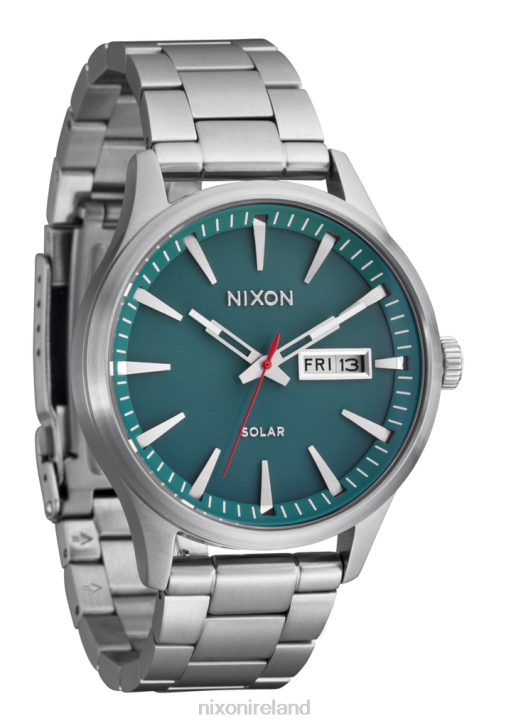 Watch IE Nixon Sentry Solar Stainless Steel Silver/Jasper 688T99