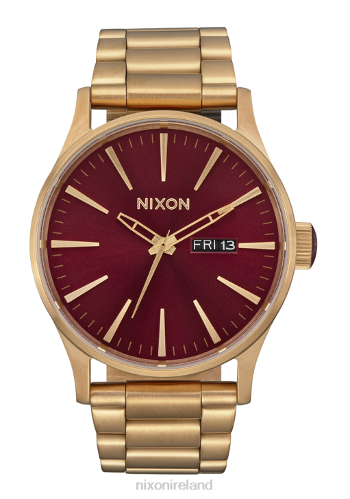 Watch IE Nixon Sentry Stainless Steel Oxblood Sunray/Gold 688T14