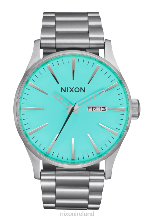 Watch IE Nixon Sentry Stainless Steel Silver/Turquoise 688T11