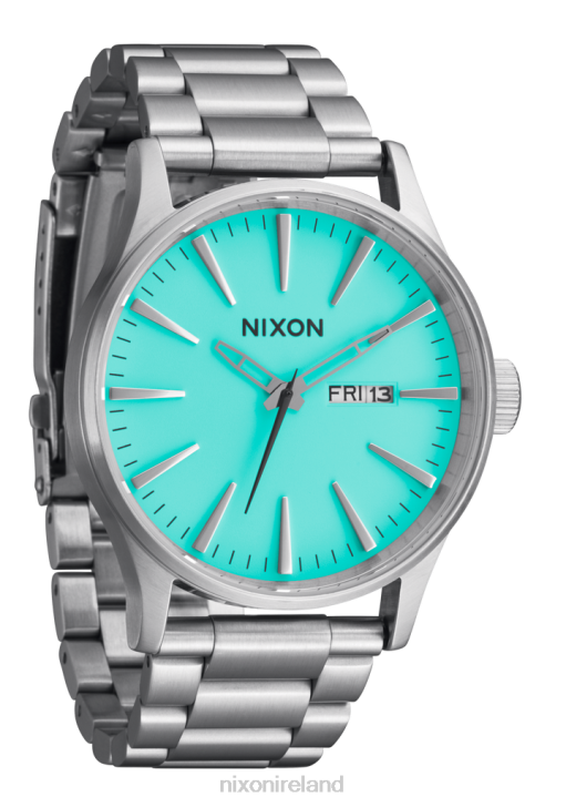Watch IE Nixon Sentry Stainless Steel Silver/Turquoise 688T11