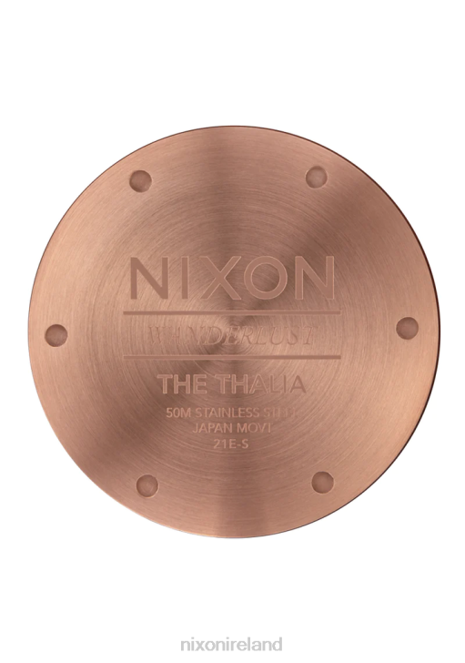 Watch IE Nixon Thalia Leather Gray Sunray/Rose Gold/Gray 688T258