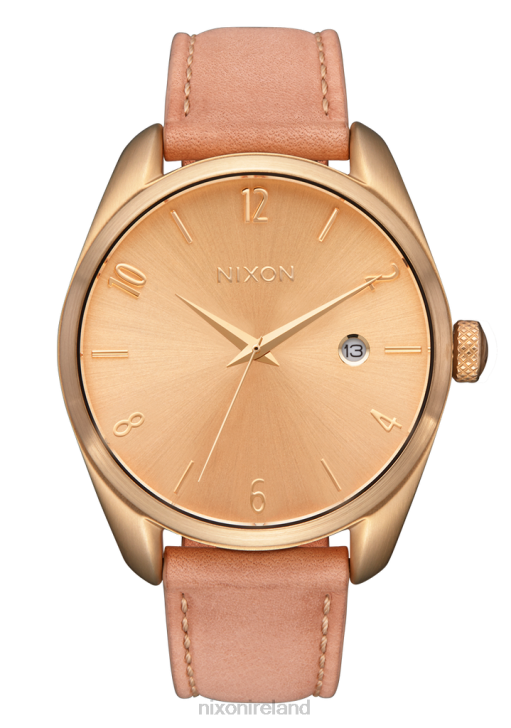 Watch IE Nixon Thalia Leather Light Gold/Tan 688T259